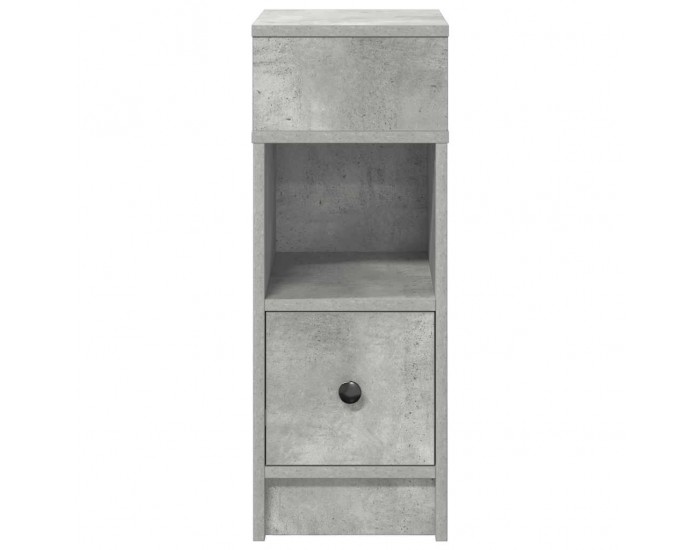 Sonata Noptiera cu sertar gri beton 25x31x66 cm
