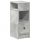 Sonata Noptiera cu sertar gri beton 25x31x66 cm