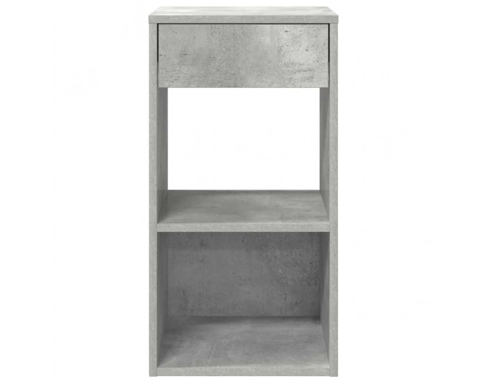 Sonata H Нощни шкафчета с чекмеджета, 2 бр, бетонно сив, 35x34x66,5 см
