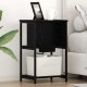 Sonata H Нощен шкаф 2 pcs Черен дъб 38 x 31 x 61 см Инженерно дърво