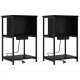 Sonata H Нощен шкаф 2 pcs Черен дъб 38 x 31 x 61 см Инженерно дърво