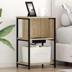 Sonata H Нощен шкаф 2 pcs дъб сонома 38 x 31 x 61 см Инженерно дърво - Noptiere