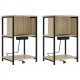 Sonata H Нощен шкаф 2 pcs дъб сонома 38 x 31 x 61 см Инженерно дърво