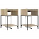 Sonata H Нощно шкафче 2 pcs дъб сонома 40 x 40 x 61 см Инженерно дърво
