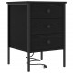 Sonata H Нощен шкаф 2 pcs Черен дъб 42 x 41 x 61 см Инженерно дърво