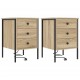 Sonata H Нощен шкаф 2 pcs дъб сонома 42 x 41 x 61 см Инженерно дърво
