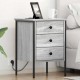 Sonata H Нощен шкаф 2 pcs Сив сонома 42 x 41 x 61 см Инженерно дърво