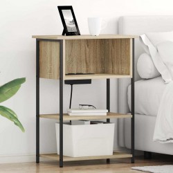 Sonata H Нощен шкаф дъб сонома 55 x 31 x 76 см Инженерно дърво - Noptiere