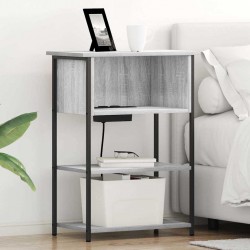 Sonata H Нощен шкаф Сив сонома 55 x 31 x 76 см Инженерно дърво - Noptiere