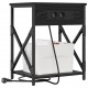 Sonata H Нощно шкафче с зарядна станция Черен дъб 41 x 31 x 51 см