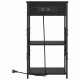 Sonata H Нощен шкаф 2 pcs Черен дъб 41 x 31 x 76 см Инженерно дърво