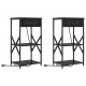 Sonata H Нощен шкаф 2 pcs Черен дъб 41 x 31 x 76 см Инженерно дърво