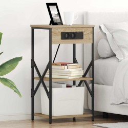 Sonata H Нощен шкаф 2 pcs дъб сонома 41 x 31 x 76 см Инженерно дърво - Noptiere