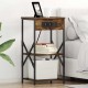 Sonata H Нощен шкаф 2 pcs Опушен дъб 41 x 31 x 76 см Инженерно дърво
