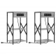 Sonata H Нощен шкаф 2 pcs Сив сонома 41 x 31 x 76 см Инженерно дърво