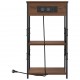 Sonata H Нощен шкаф 2 pcs Кафяв дъб 41 x 31 x 76 см Инженерно дърво
