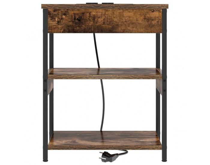 Sonata H Нощен шкаф Опушен дъб Инженерно дърво