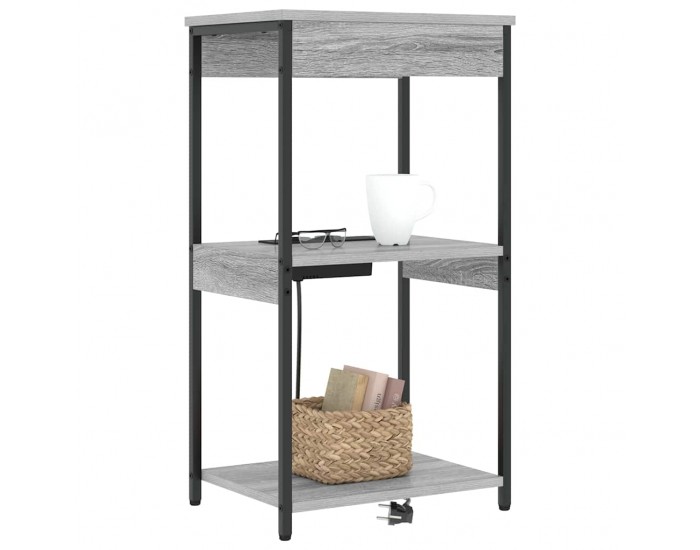 Sonata Dulap de noapte Gri Sonoma 41 x 31 x 76 cm Lemn prelucrat