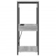 Sonata Dulap de noapte Gri Sonoma 41 x 31 x 76 cm Lemn prelucrat