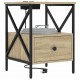 Sonata H Нощен шкаф дъб сонома 41.5 x 40.5 x 55 см Инженерно дърво