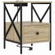 Sonata H Нощен шкаф дъб сонома 41.5 x 40.5 x 55 см Инженерно дърво