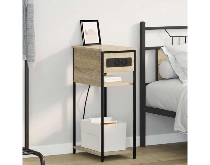 Sonata H Нощен шкаф дъб сонома 41 x 28 x 76 см Инженерно дърво