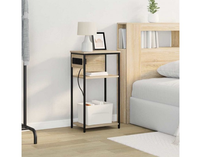 Sonata H Нощен шкаф дъб сонома 41 x 28 x 76 см Инженерно дърво
