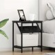 Sonata H Нощно шкафче Черен дъб 38 x 30 x 48 см Инженерно дърво