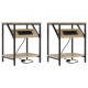 Sonata H Нощно шкафче 2 pcs дъб сонома 38 x 30 x 48 см Инженерно дърво