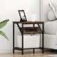 Sonata H Нощно шкафче Кафяв дъб 38 x 30 x 48 см Инженерно дърво