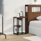 Sonata H Нощно шкафче Кафяв дъб 41.5 x 26 x 60.5 см Инженерно дърво