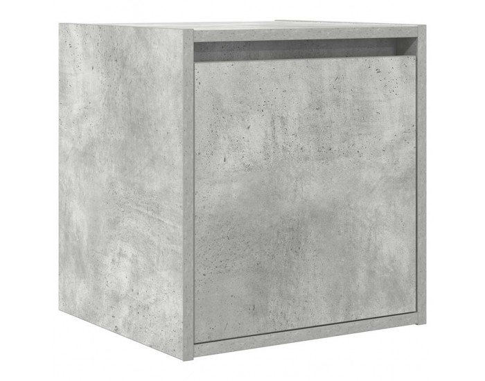 Sonata H Нощни шкафчета за стенен монтаж 2 бр бетонно сиви 38x34x40 см