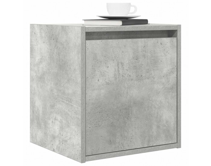 Sonata H Нощни шкафчета за стенен монтаж 2 бр бетонно сиви 38x34x40 см