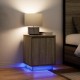 Sonata H Нощни шкафчета с LED осветление 2 бр. дъб сонома 38x34x50 cm
