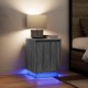 Sonata H Нощен шкаф с LED осветление Grey Sonoma 38x34x50 cm