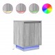 Sonata H Нощен шкаф с LED осветление Grey Sonoma 38x34x50 cm