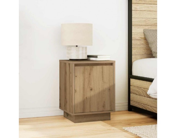 Sonata H Нощни шкафчета с LED осветление 2 бр Дъб Artisan 38x34x50 cm