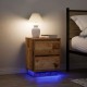 Sonata H Нощни шкафчета с LED осветление 2 бр. старо дърво 38x34x50 cm