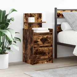 Sonata H Нощни шкафчета с 2 чекмеджета 2 бр., опушен дъб 38x34x80 см - Noptiere