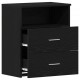 Sonata H Нощна маса 2 pcs Черен дъб 50 x 32 x 60 см Инженерно дърво