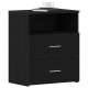 Sonata H Нощна маса 2 pcs Черен дъб 50 x 32 x 60 см Инженерно дърво