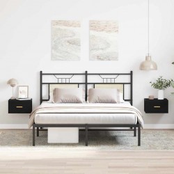 Sonata H Стенен шкаф за нощно шкафче 2 pcs Черен дъб 35 x 35 x 20 см - Noptiere