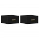 Sonata H Стенен шкаф за нощно шкафче 2 pcs Черен дъб 35 x 35 x 20 см
