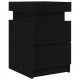 Sonata H Нощно шкафче Черен дъб 35 x 39 x 55 см Инженерно дърво