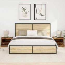 Sonata H Нощно шкафче 2 pcs Старо дърво 50 x 40 x 45 cm Инженерно дърво - Noptiere