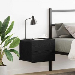 Sonata H Нощен шкаф с чекмедже Черен дъб 40 x 30 x 30 см Инженерно дърво - Noptiere
