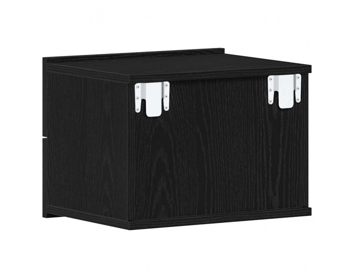 Sonata H Нощен шкаф с чекмедже Черен дъб 40 x 30 x 30 см Инженерно дърво