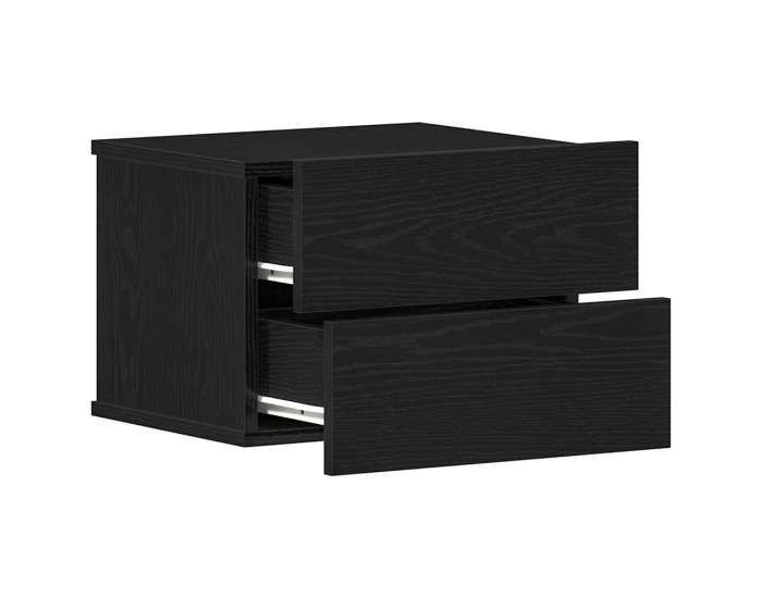 Sonata H Нощен шкаф с чекмедже Черен дъб 40 x 30 x 30 см Инженерно дърво