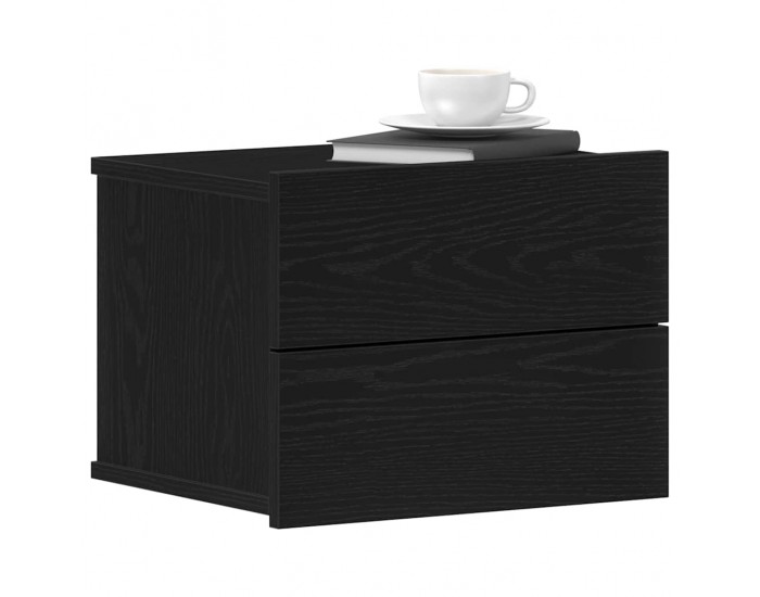 Sonata H Нощен шкаф 2 pcs Черен дъб 40 x 30 x 30 см Инженерно дърво