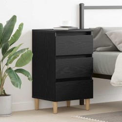 Sonata H Нощен шкаф с чекмедже Черен дъб 40 x 35 x 69 см Инженерно дърво - Noptiere